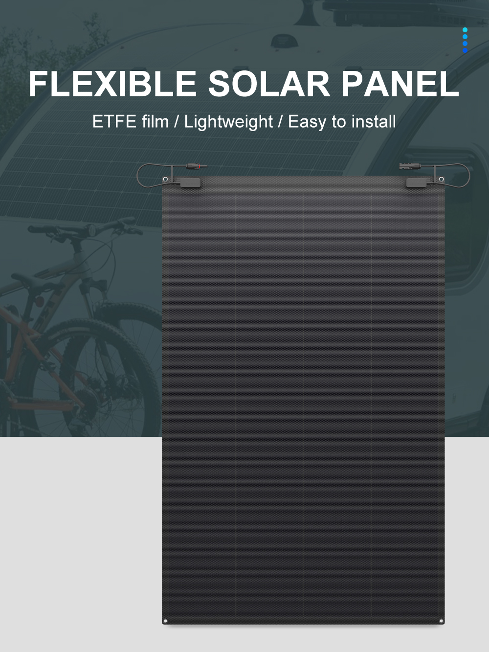 Båd solpaneler - Køleskabspakken – flexible solceller til din båd - uden batteri - off grid - Billede 12